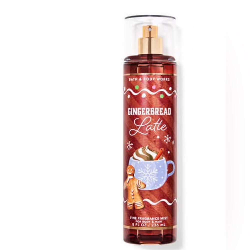 BATH & BODY WORKS GINGERBREAD LATTE FINE FRAGRANCE MIST